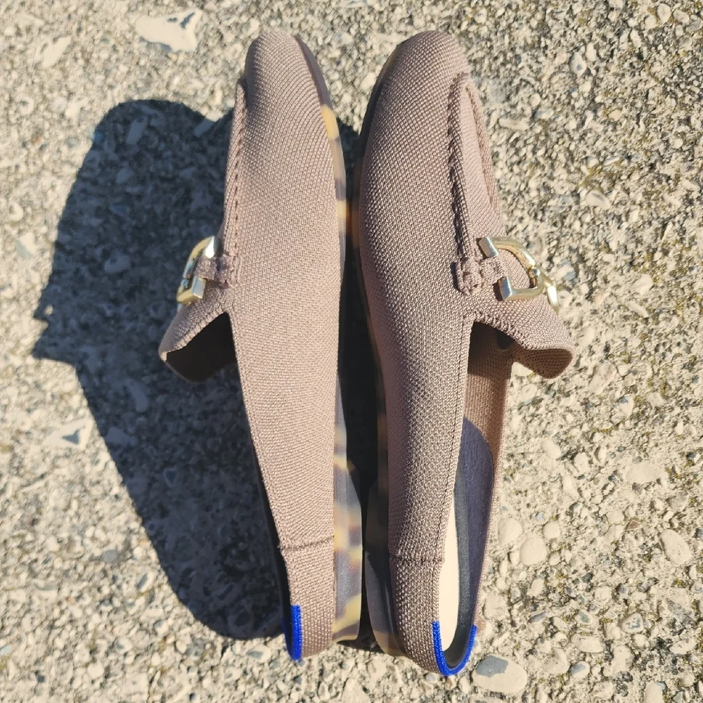Rothy's Taupe Woven Mules  with Horse Bit Detail 9.5 - Picture 7 of 15